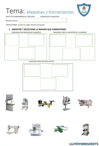 Maquinas y herramientas