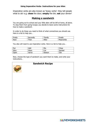 Imperative - Instructions