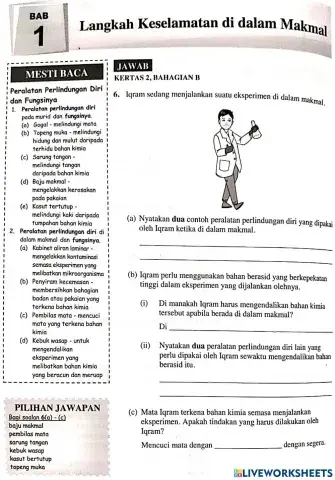 Peralatan perlindungan diri dan fungsinya