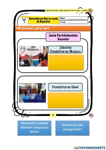 Kemahiran di kaunter