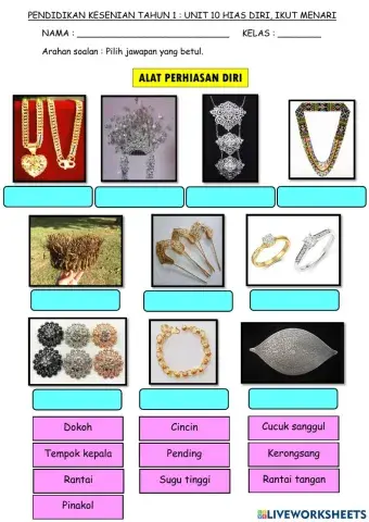 Hias diri, ikut menari