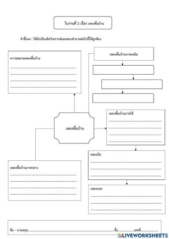 เพลงพื้นบ้าน