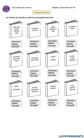 Propósito del autor