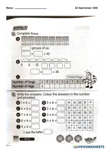 Mathematics Year 2 : Multiplication