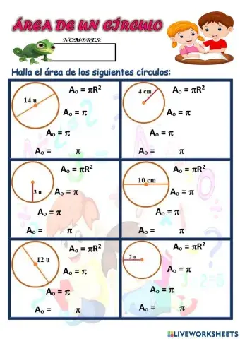 Área de un círculo