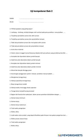 Ulangan harian bab 2