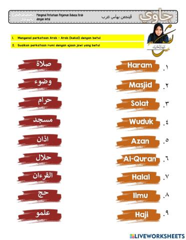 T4-JAWI: Perkataan Pinjaman Bahasa Arab