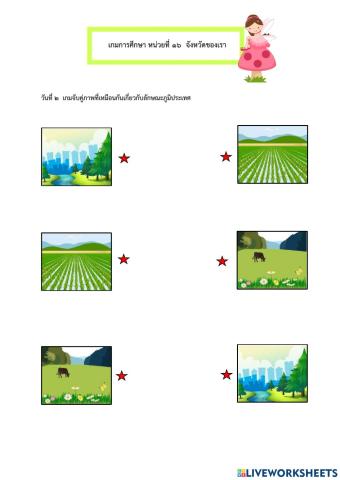 สาระการเรียนรู้ที่2 หน่วย จังหวัดของเรา