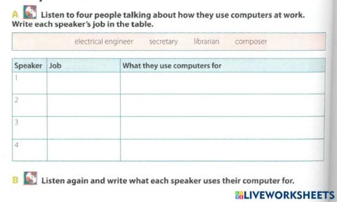 English For Computer Users U1 Listening