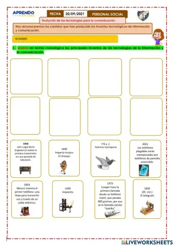 Evolución de la tecnología