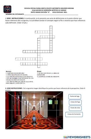 Expresion artistica eval iii unidad