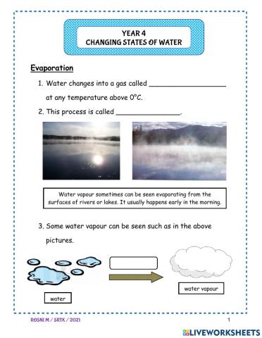 Changing states of water part 2
