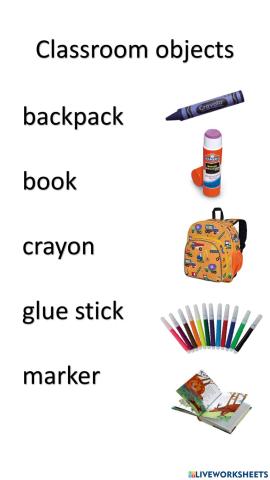 Classroom objects