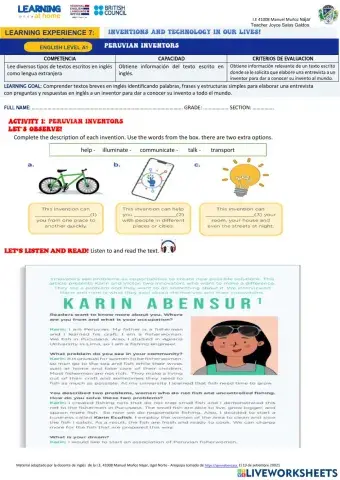 Inventions and technology in our lives