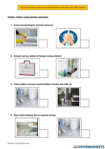 Tip keselamatan cuci tandas 1