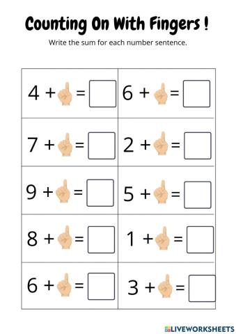 Counting with Fingers