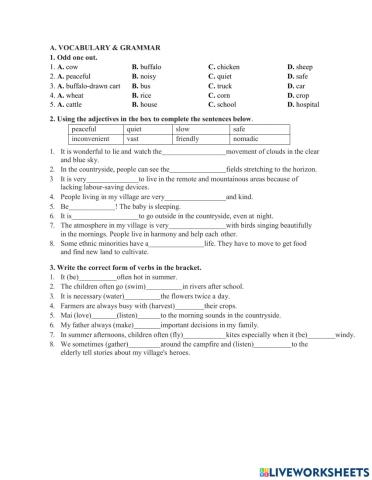 English 8- Unit 2 L1