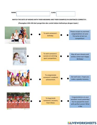 Congratulating and Wishing