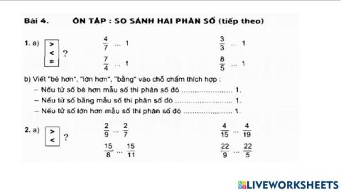 So sanh phan so thu 5