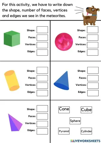 3D shapes