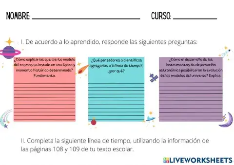 Linea de tiempo universo