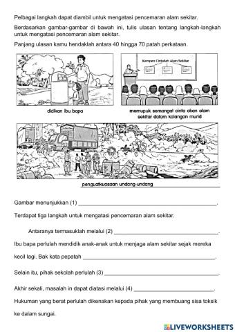 Ulasan (Langkah-langkah Mengatasi Pencemaran Alam Sekitar)