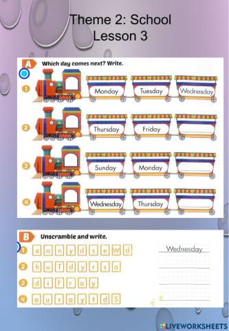 SM grade 4 Theme 2- lesson 2 WB