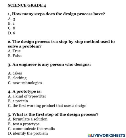 Science Grade 4 week 3