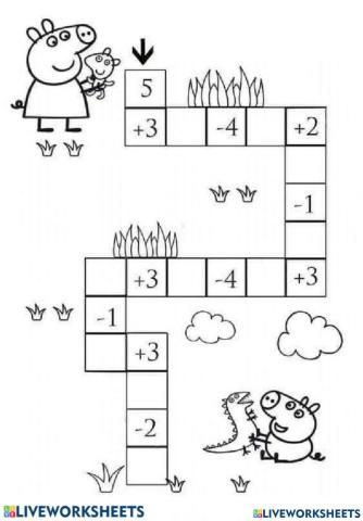 Ficha de peppa pig primero de primaria