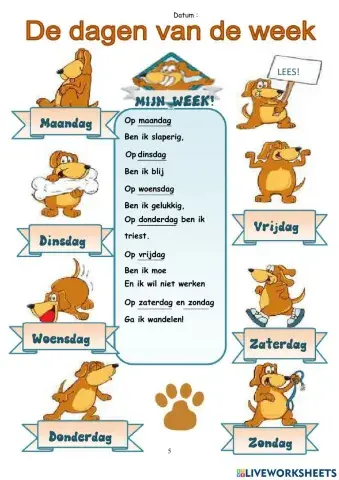 De dagen - Een gedicht (blz. 5)