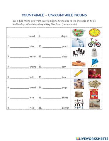Countable & Uncountable