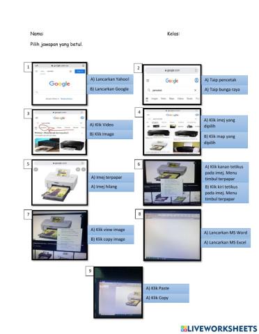 Mendapatkan imej daripada internet