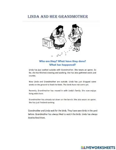 Linda and her grandmother