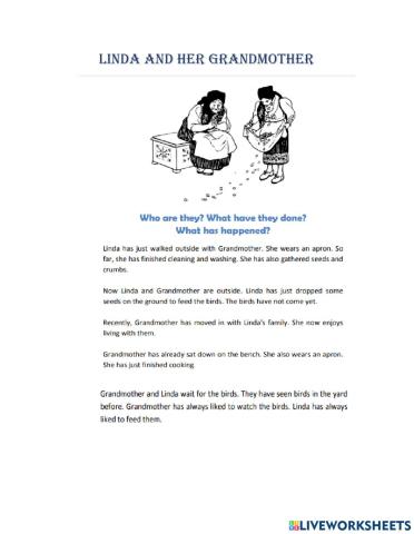 Linda and her grandmother