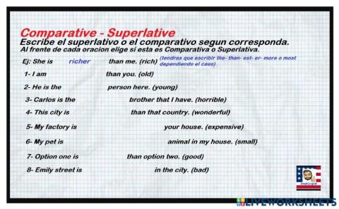 Superlative Comparative