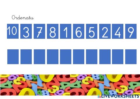 Ordenatu 1-10