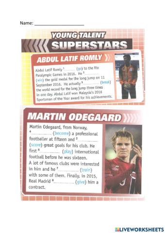 Young Talents, Super Star