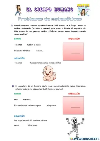 Problemas del cuerpo humano