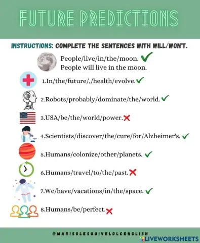 Future predictions