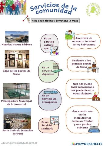 Servicios de la comunidad