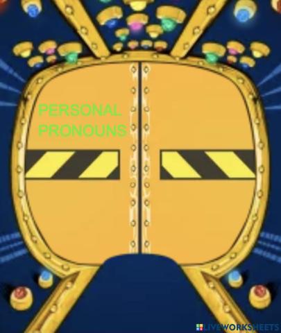 PERSONAL PRONOUNS QUIZ