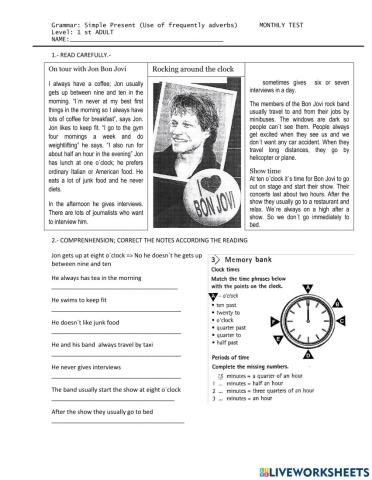 Reading Comprenhension