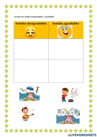 Sonidos agradables y desagradables