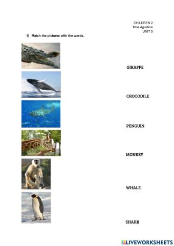 CHILDREN 2: Animals - Habitats