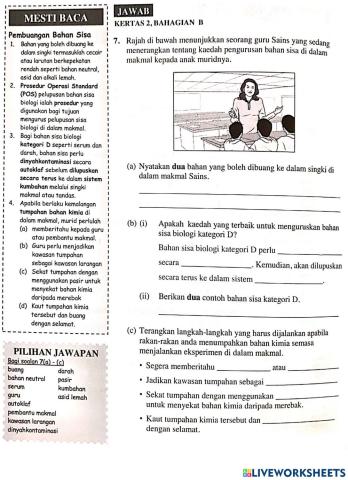 Bab 1 Langkah keselamatan di makmal