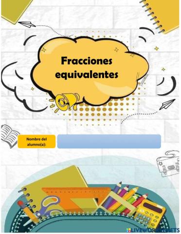 Fracciones equivalentes