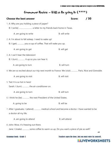 Grade5-Grammarbook-Will-Begoingto-GrammarPractice