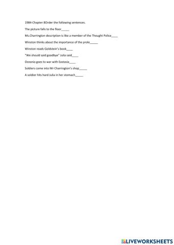 Chapter 8 1984