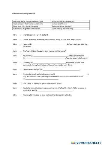 For your financial future