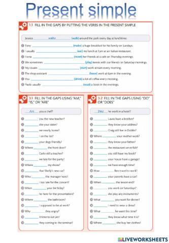 English for evryone-Present Simple